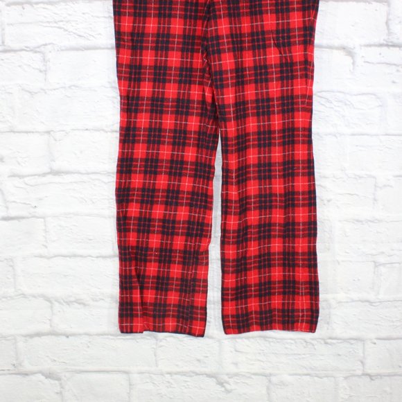 Vtg Pendleton Men's Red Black 100% Virgin Wool Pants Slacks Size 34 - Picture 5 of 8